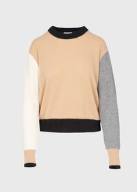 Paul Stuart Color Block Crewneck Sweater, thumbnail 1