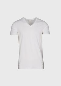 Paul Stuart Superior Cotton V-Neck T-Shirt, thumbnail 1