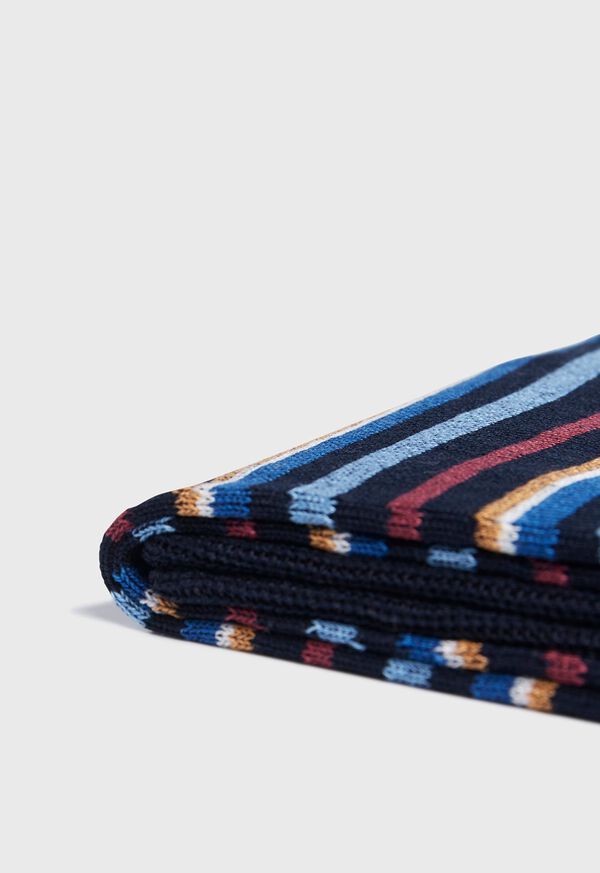 Paul Stuart Pencil Stripe Sock, image 2