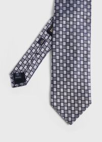 Paul Stuart Silk Jacquard Parquet Tie, thumbnail 1