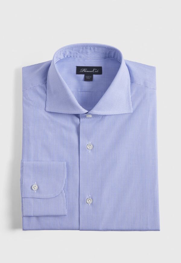 Paul Stuart Mini Check Cotton Dress Shirt, image 1