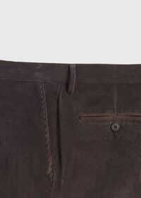 Paul Stuart Suede Trimmed Corduroy Trouser, thumbnail 3
