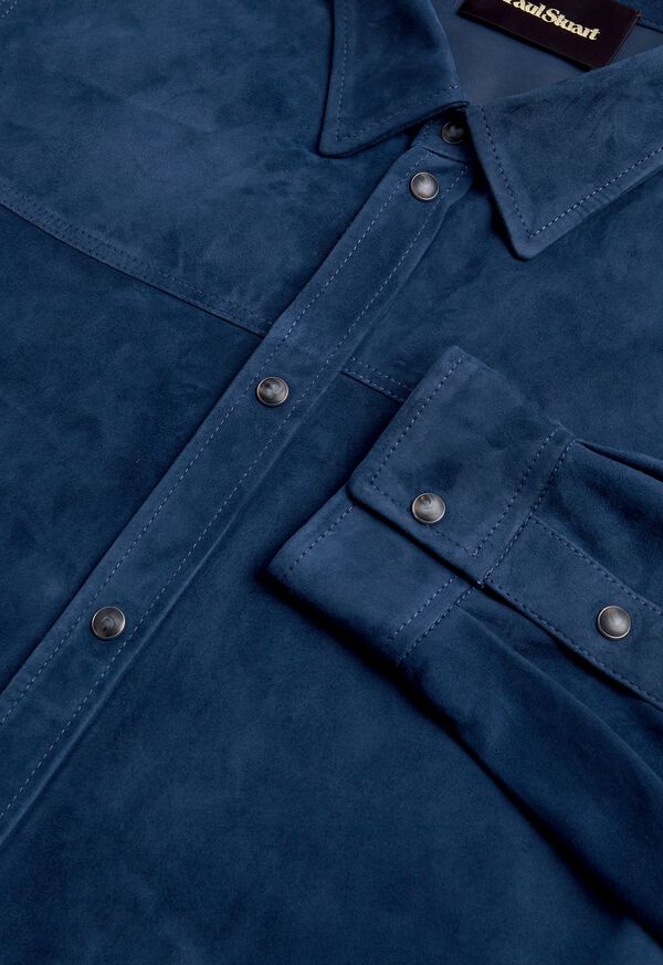 Paul Stuart Suede Shirt Jacket, image 3