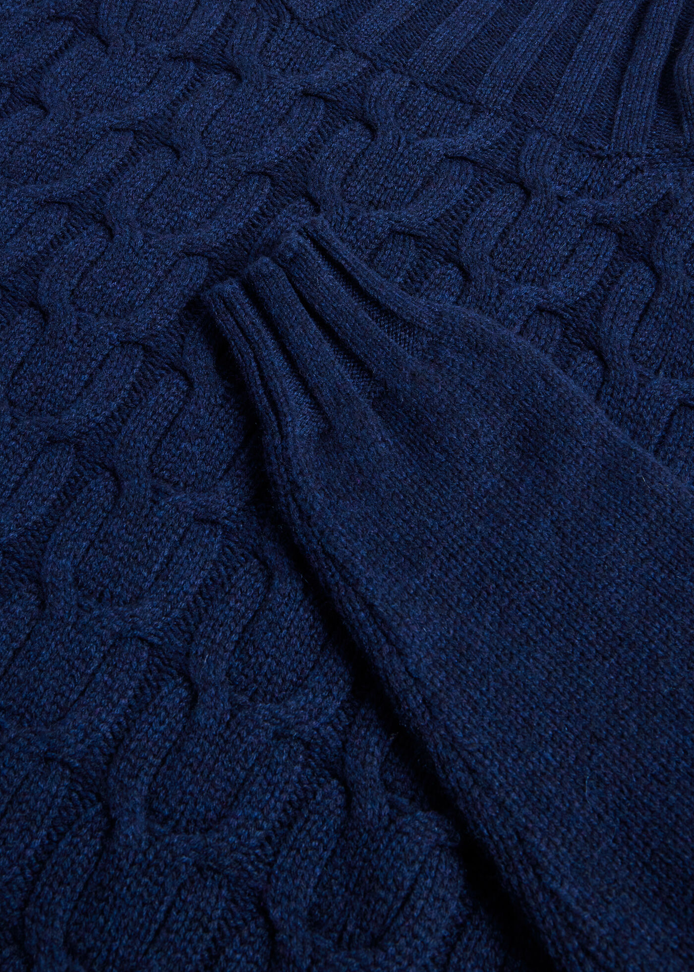 Soft Cashmere Links Turtleneck Sweater