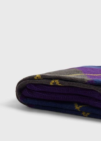 Paul Stuart Cotton Blend Argyle Sock