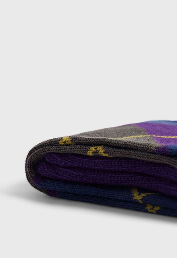 Paul Stuart Cotton Blend Argyle Sock, image 2