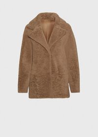 Paul Stuart Short Reversible Shearling Jacket, thumbnail 1