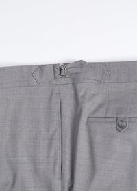Paul Stuart Light Grey Mini Houndstooth Wool Blend suit, thumbnail 7