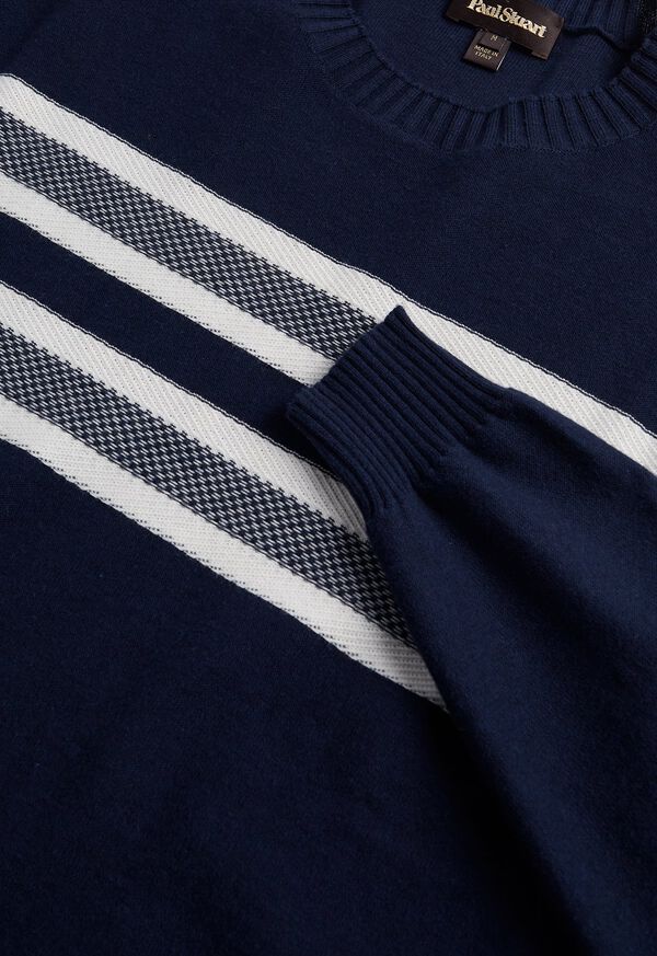 Paul Stuart Stripe Crewneck Sweater, image 2
