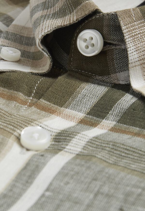 Paul Stuart Plaid Sport Shirt, image 2
