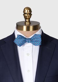 Paul Stuart Silk Twill Micro Floral Bow Tie, thumbnail 2