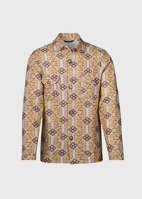 Paul Stuart Printed Linen Shirt Jacket, thumbnail 1