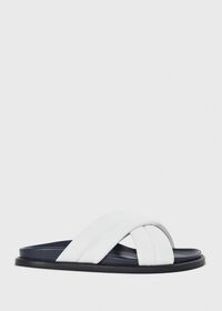 Paul Stuart Porto Leather Crossover Slide, thumbnail 1