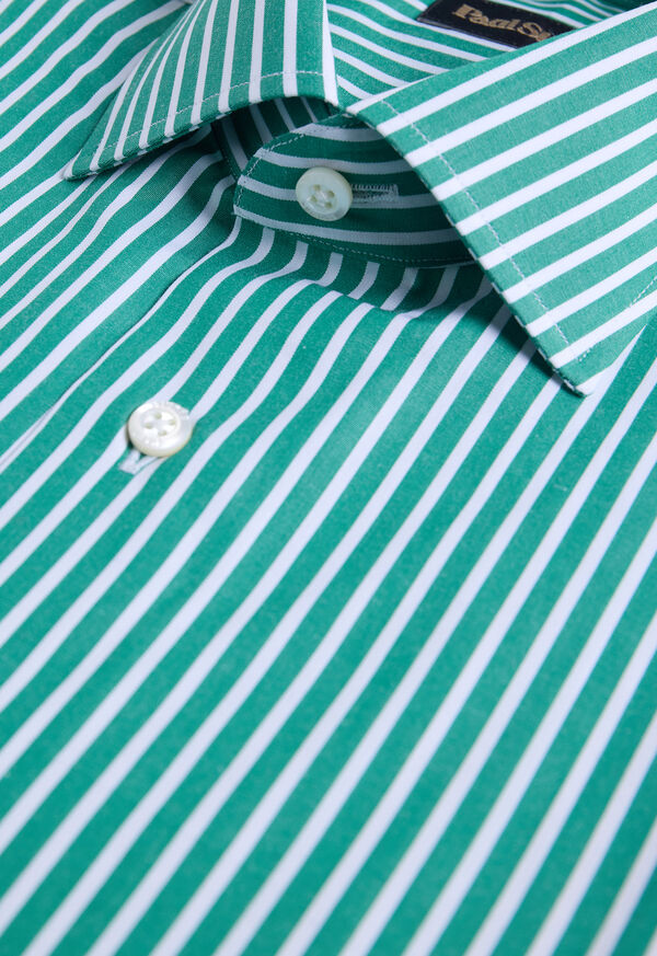 Paul Stuart Cotton Vertical Stripe Sport Shirt, image 2