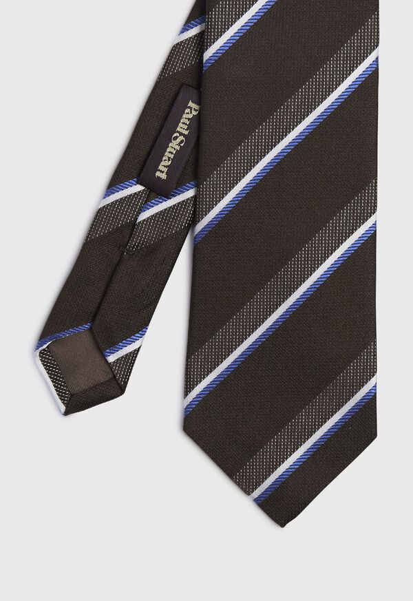 Paul Stuart Stripe Silk Tie, image 1