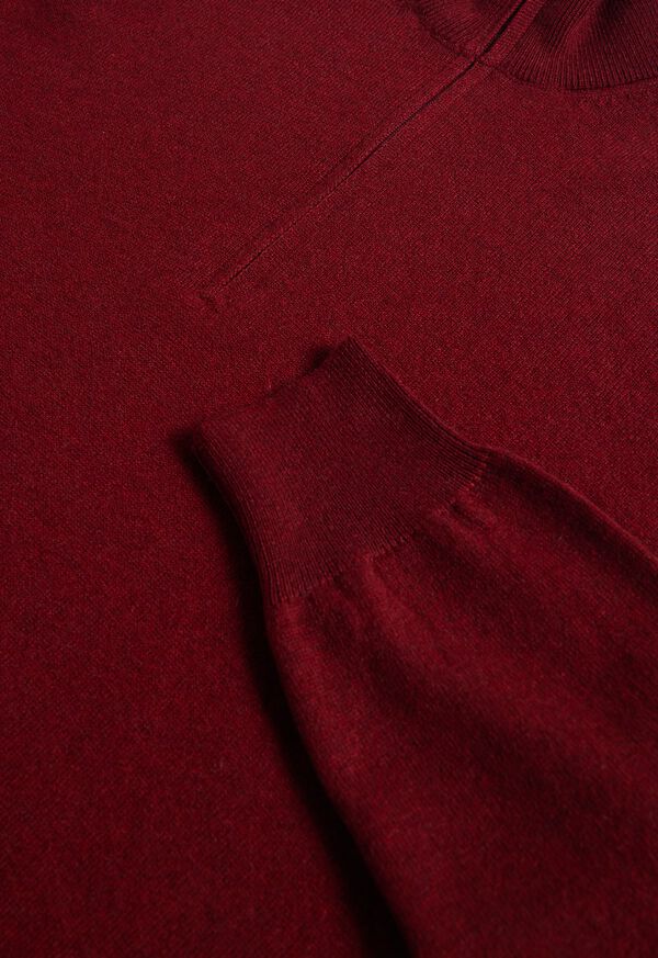 Paul Stuart Classic Cashmere Quarter Zip Sweater, image 2