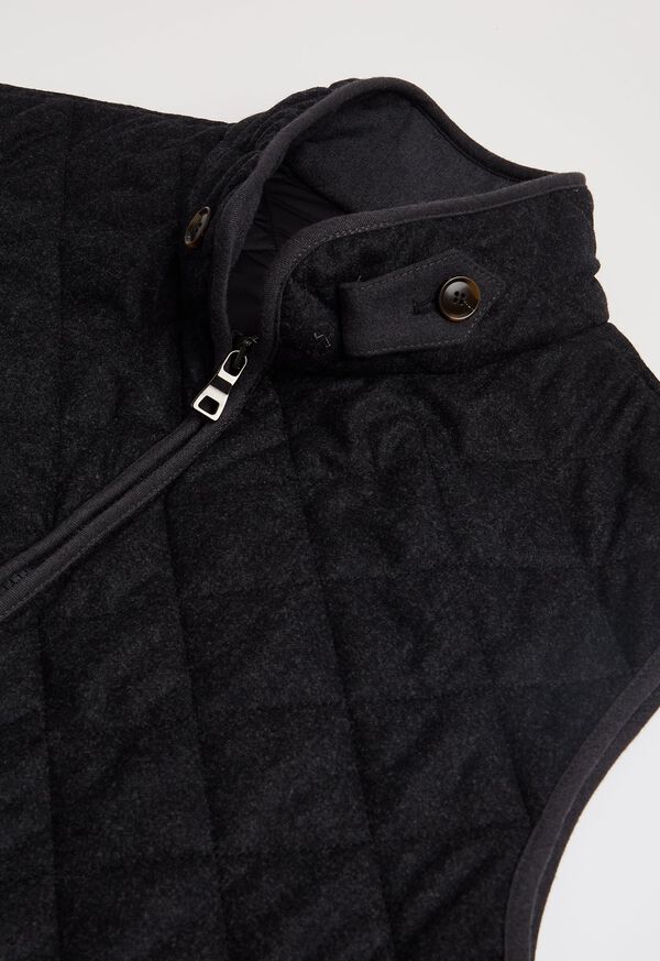 Paul Stuart Merino Wool Flannel Quilted Vest, image 10