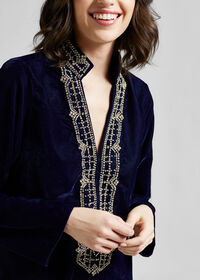 Paul Stuart Diamond Velvet Tunic, thumbnail 3