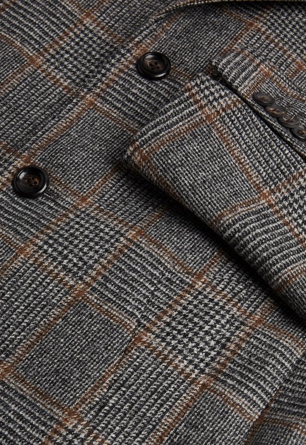 Paul Stuart Merino Wool Glenn Plaid Coat, image 3