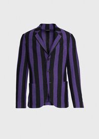 Paul Stuart Rice Stitch Merino Wool Stripe Blazer, thumbnail 1