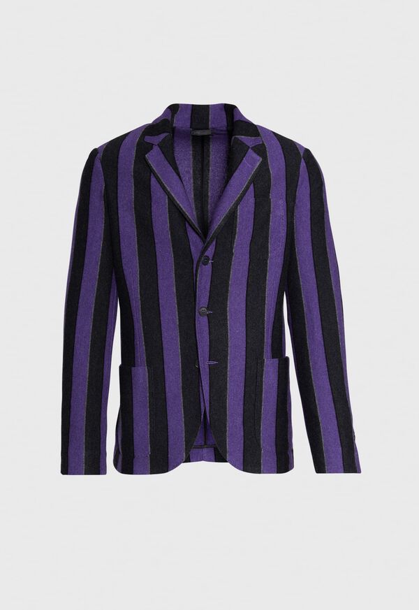 Paul Stuart Rice Stitch Merino Wool Stripe Blazer, image 1