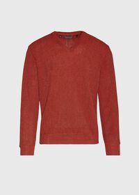 Paul Stuart Classic Alpaca Links V-Neck Sweater, thumbnail 5