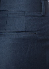 Paul Stuart Medium Blue Pleated Front Trouser, thumbnail 3