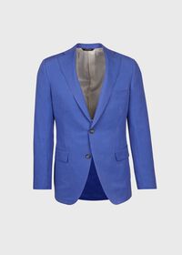 Paul Stuart Cornflower Blue Linen Blend Jacket, thumbnail 1