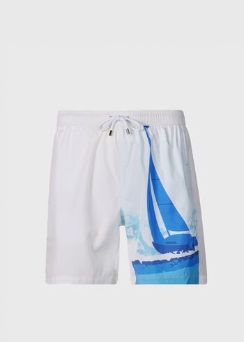 Paul Stuart Sailboat Swim Trunk