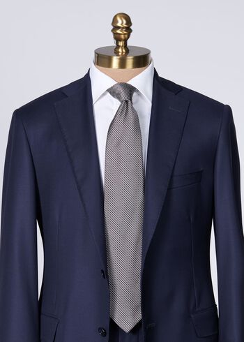 Paul Stuart Woven Silk Micro Deco Tie