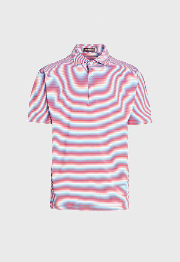 Paul Stuart Multi Color Stripe Performance Polo, image 1