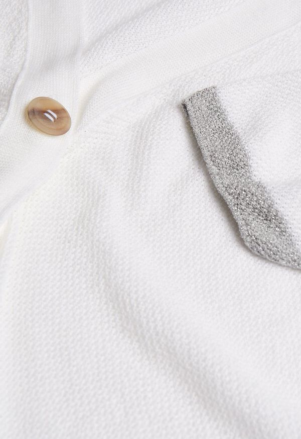 Paul Stuart Short Sleeve 1-Button Cardigan, image 2
