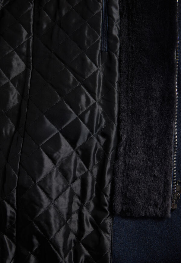 Paul Stuart Wool Coat with Shearling Gilet, image 6