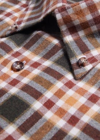 Paul Stuart Flannel Plaid Sport Shirt