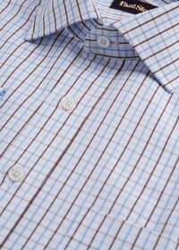 Paul Stuart Graph Check Dress Shirt, thumbnail 2