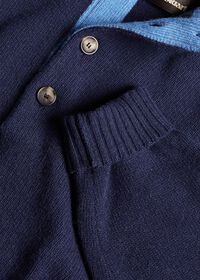 Paul Stuart Button Mock Neck Sweater, thumbnail 6