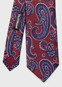 Paul Stuart Silk Paisley Tie, thumbnail 2