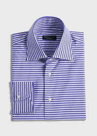Paul Stuart Horizontal Stripe Cotton Dress Shirt, thumbnail 1