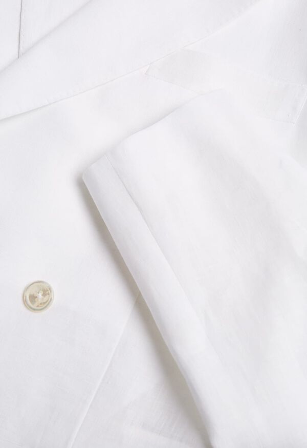 Paul Stuart Double Breasted Linen Blazer, image 2