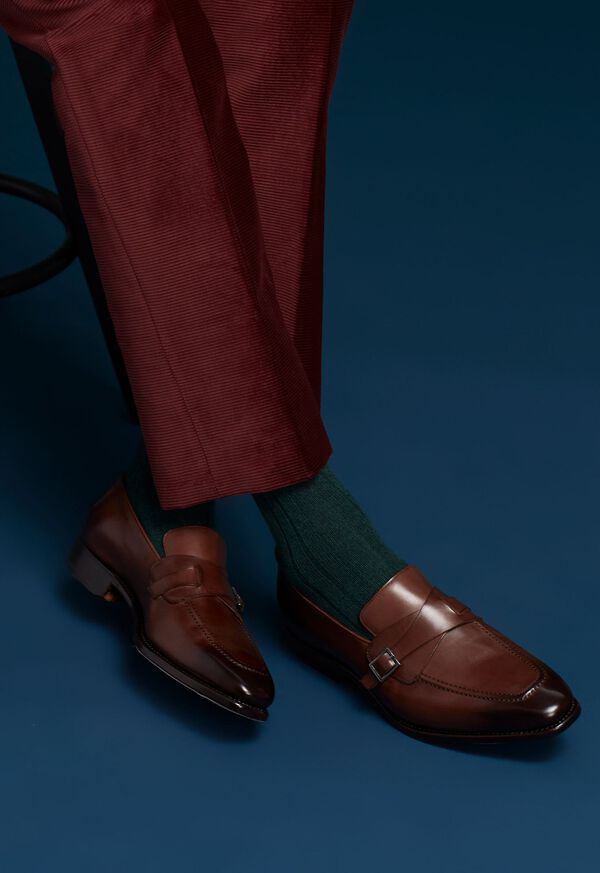 Paul Stuart Gideon Single Monk Loafer, image 2