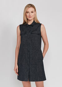 Paul Stuart Sleeveless Denim Dress, thumbnail 1