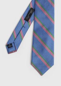 Paul Stuart Silk Regimental Stripe Skinny Tie, thumbnail 1