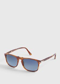 Paul Stuart Persol® Tierra Di Siena Sunglasses with Polar Gradient Blue Lens, thumbnail 2