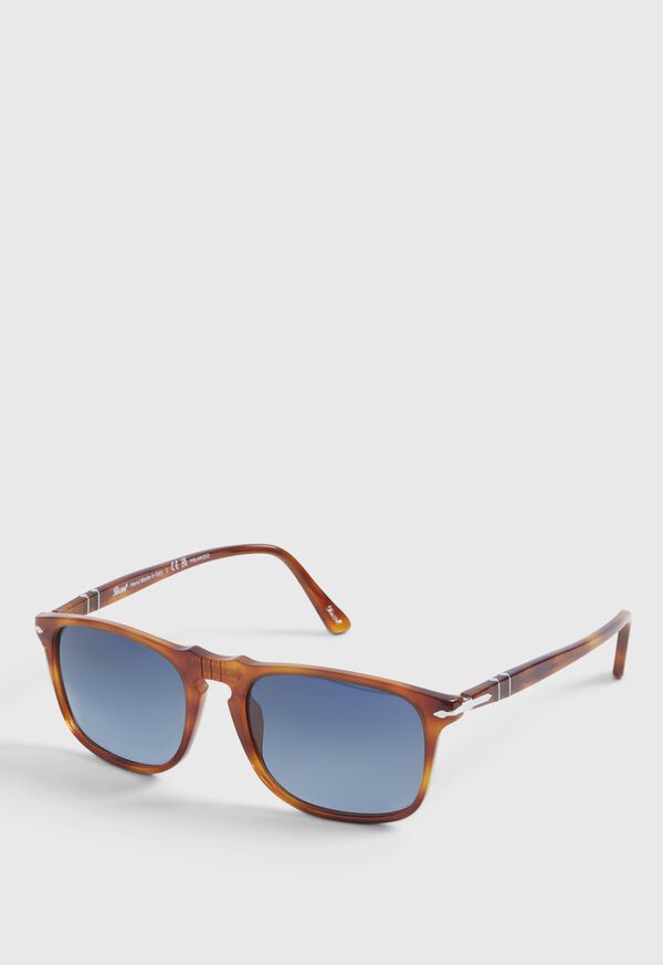 Paul Stuart Persol® Tierra Di Siena Sunglasses with Polar Gradient Blue Lens, image 2
