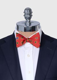 Paul Stuart Printed Silk Tossed Square Bow Tie, thumbnail 2