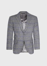 Paul Stuart Purple Plaid Cashmere Sport Jacket, thumbnail 1