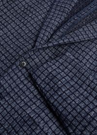 Paul Stuart Blue Basket Weave  Jacket, thumbnail 5