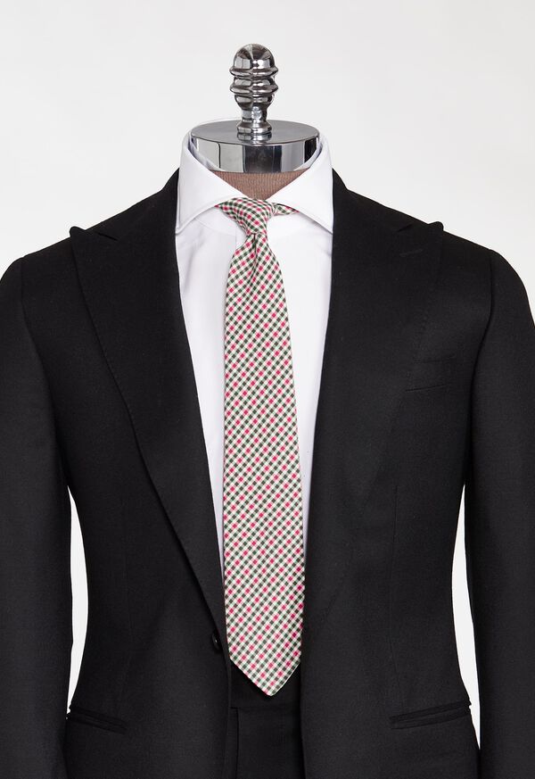 Paul Stuart Small Square Pattern Tie, image 2