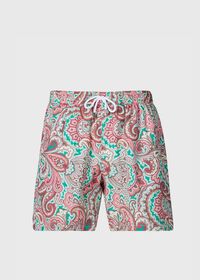 Paul Stuart Paisley Print Swim Trunk, thumbnail 1