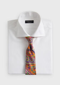 Paul Stuart Silk Paisley Print Tie, thumbnail 2